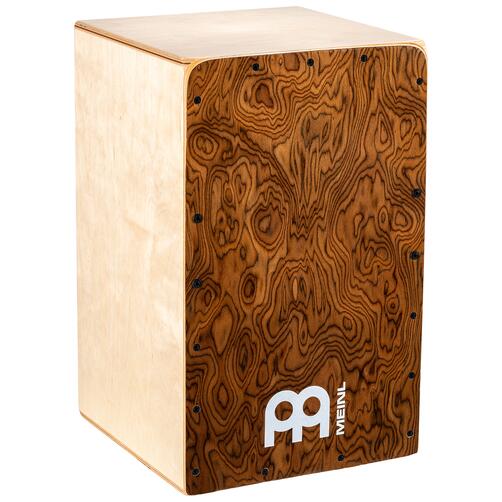 Meinl Percussion Snarecraft Cajon 100, Burl Wood - SC100BW